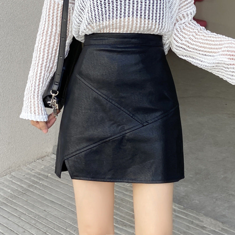 Jupe courte taille A-line