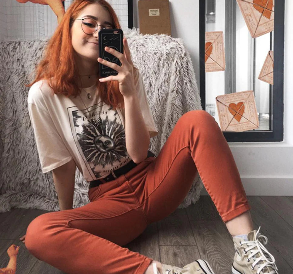 T-shirt d'été imprimé à manches courtes