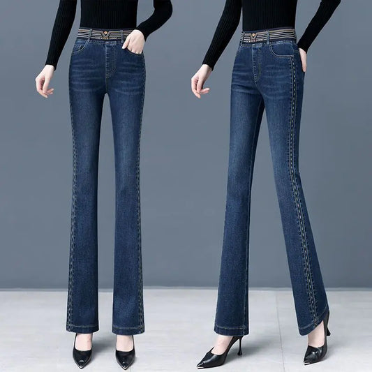 Jeans skinny taille haute
