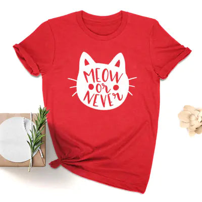 T-shirt imprimé mode - Cat Design