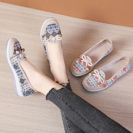 Chaussures d'été en maille ajourée