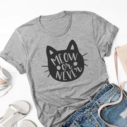 T-shirt imprimé mode - Cat Design