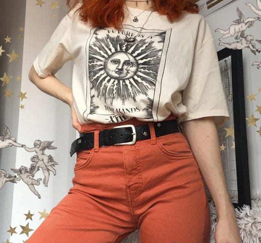 T-shirt d'été imprimé à manches courtes